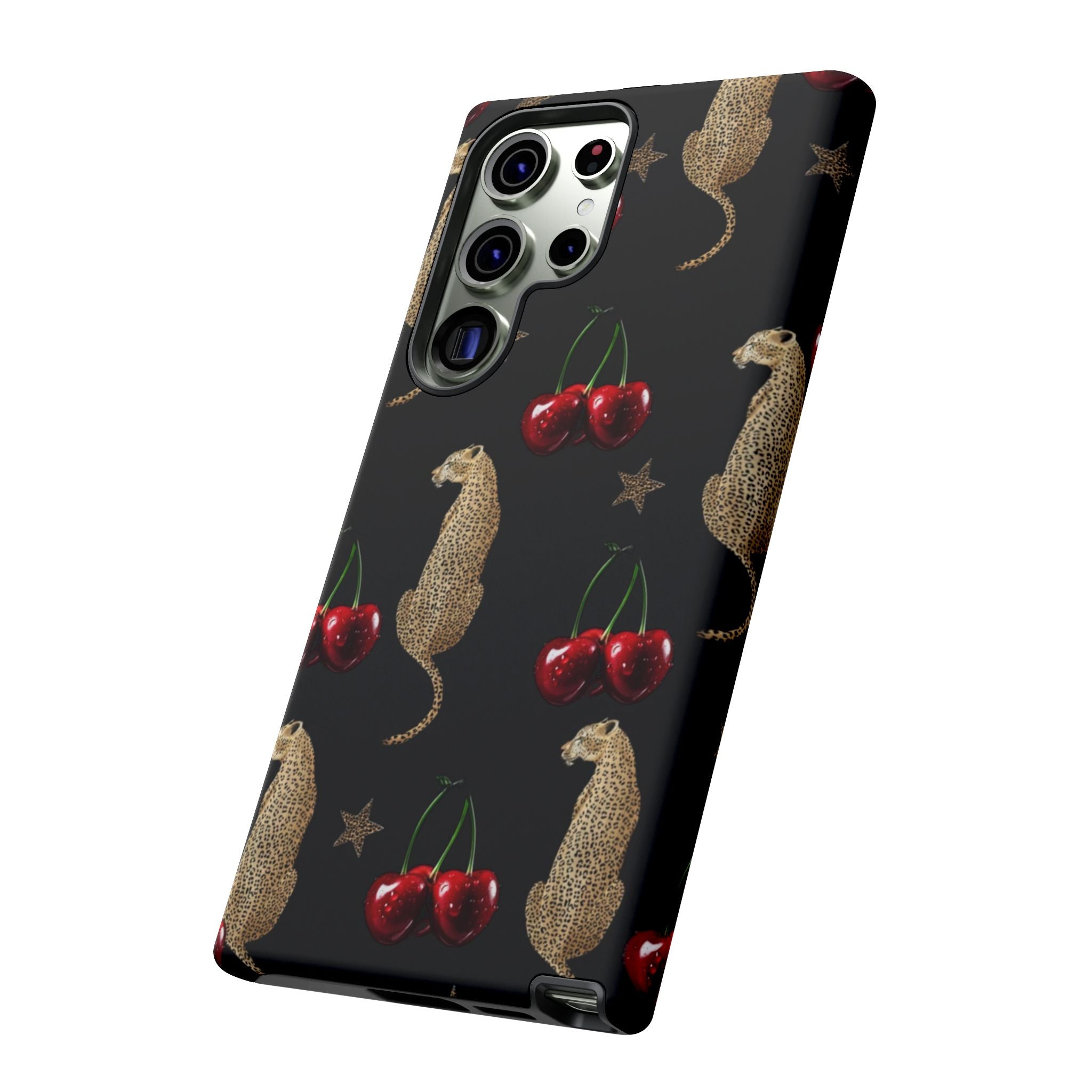 Leopards & Cherries Phone Case