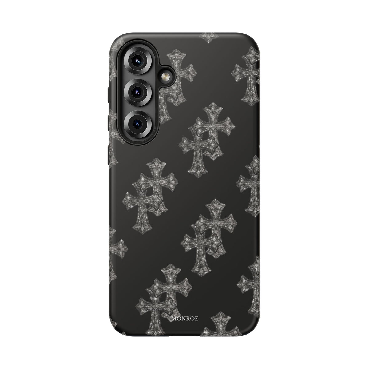 Black Crystal Cross Tough Case