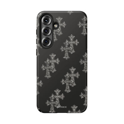 Black Crystal Cross Tough Case