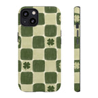Clover Checker Tough Phone Case