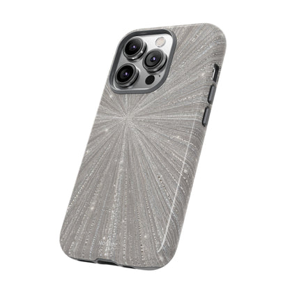 Sparkling Silver Burst Tough Case