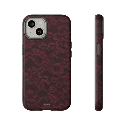 Burgundy Lace Tough Case