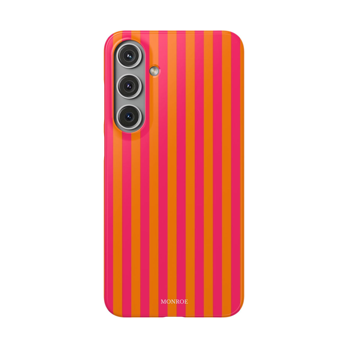 Striped Orange & Pink Case