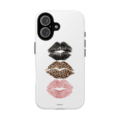 Leopard Glam Lip Tough Case