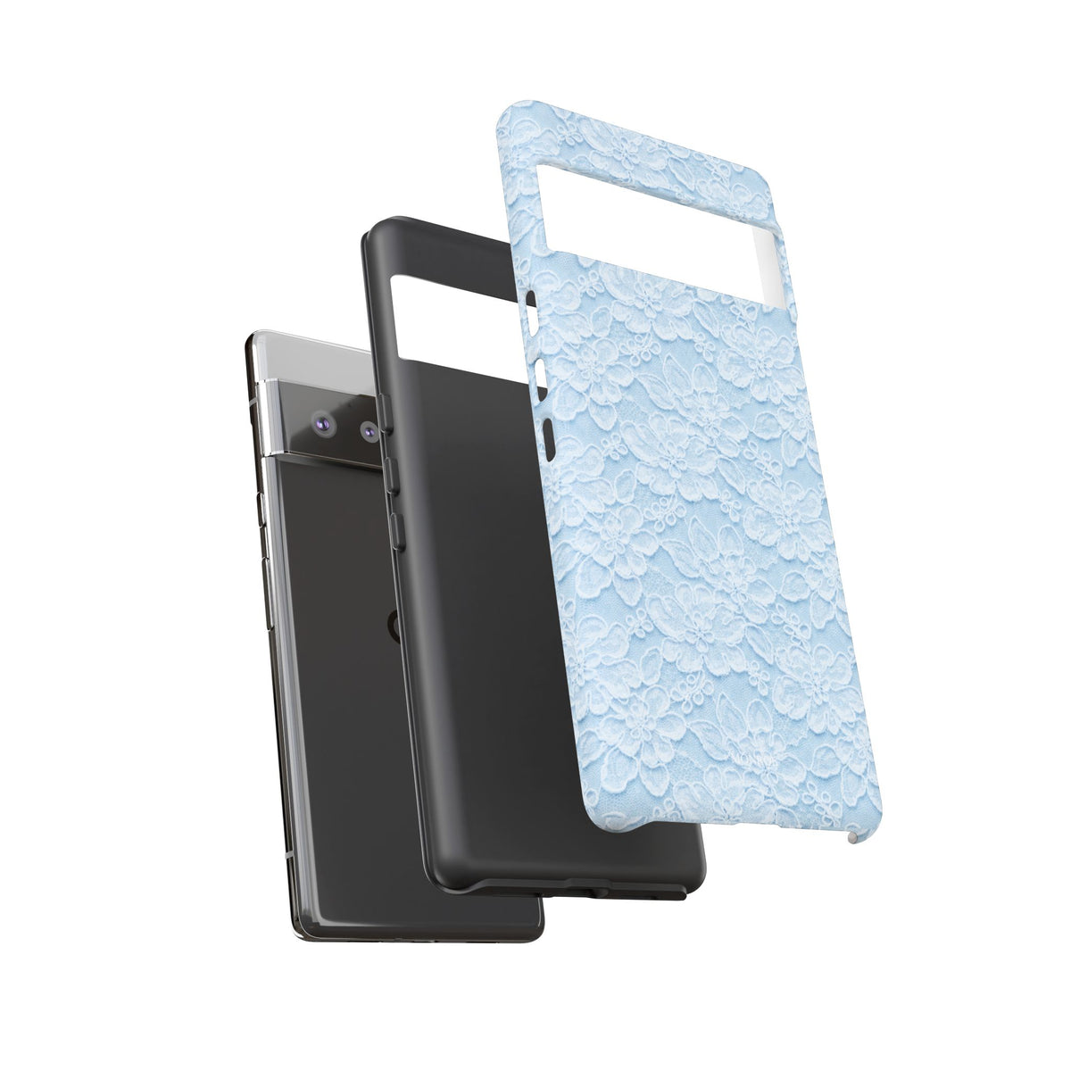 Glacier Blue Lace Tough Case