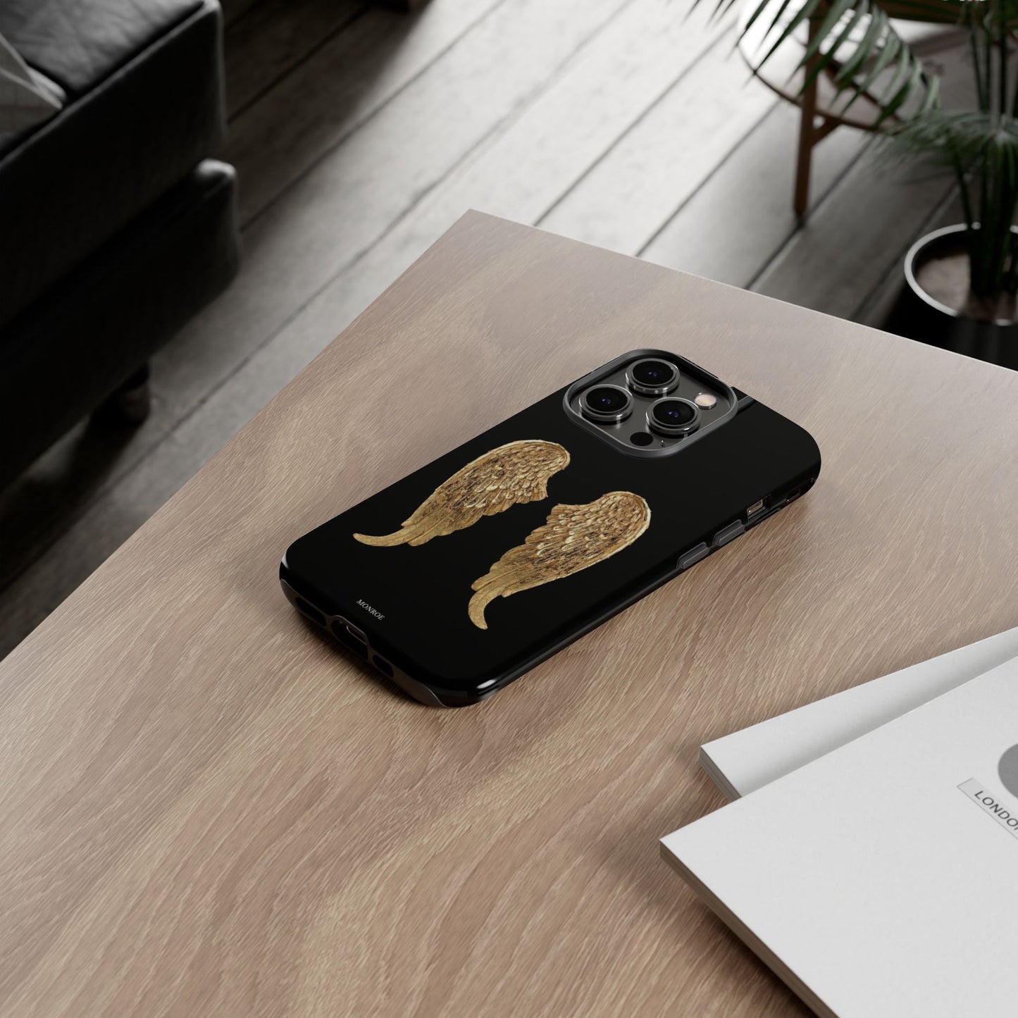 Gold Angel Wings Tough Case