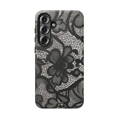 Black Vintage Lace Tough Case