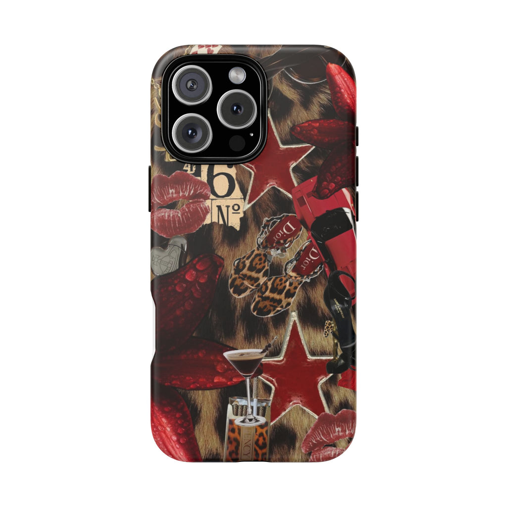 Cheetah Red Phone Case