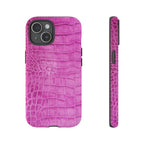 Purple Croc Phone Case