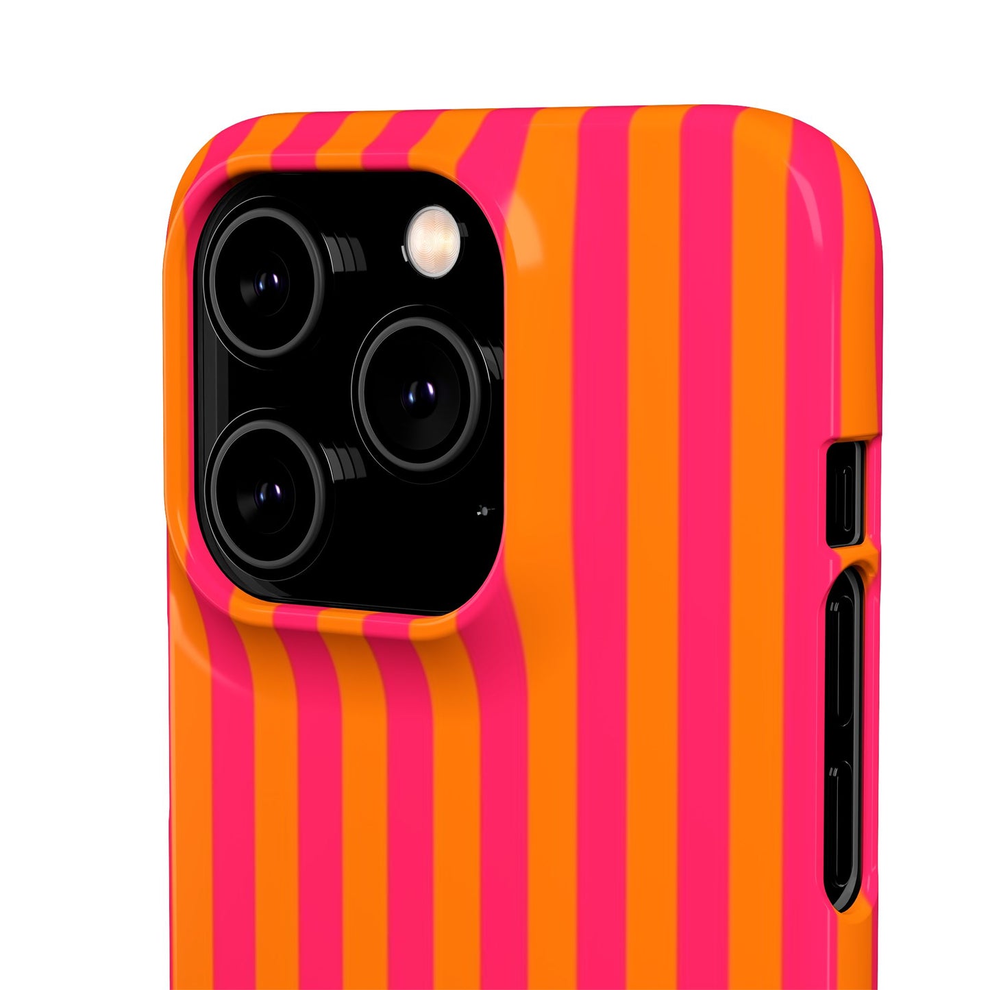 Striped Orange & Pink Case