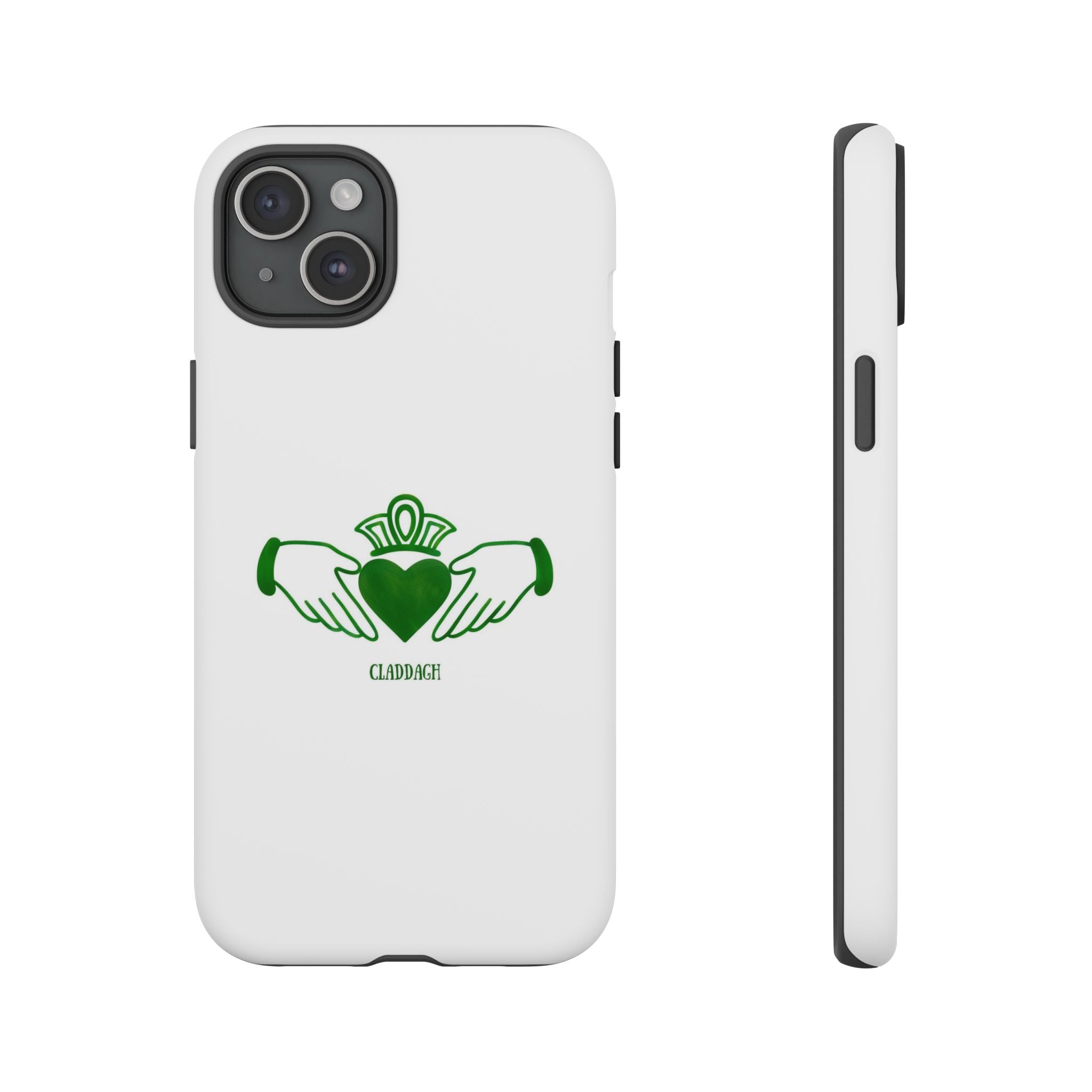 Irish Claddagh Symbol Green Tough Case