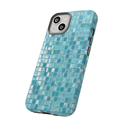 Hot Blue Mosaic Tile Tough Case