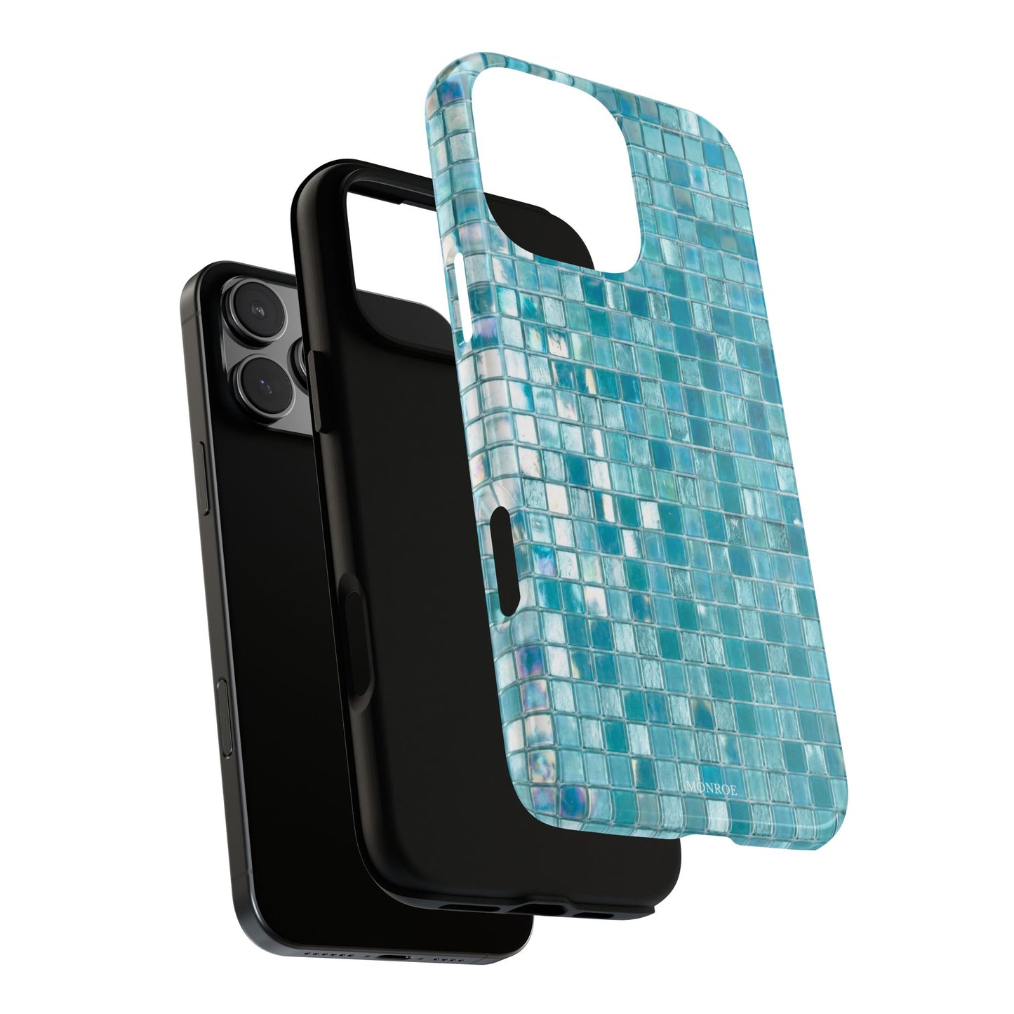 Hot Blue Mosaic Tile Tough Case