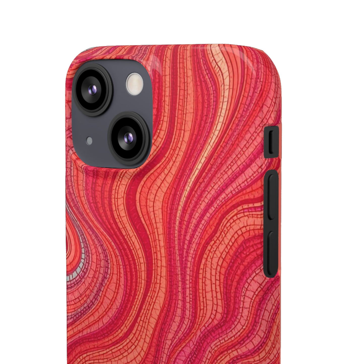 Retro Wavy Red Case