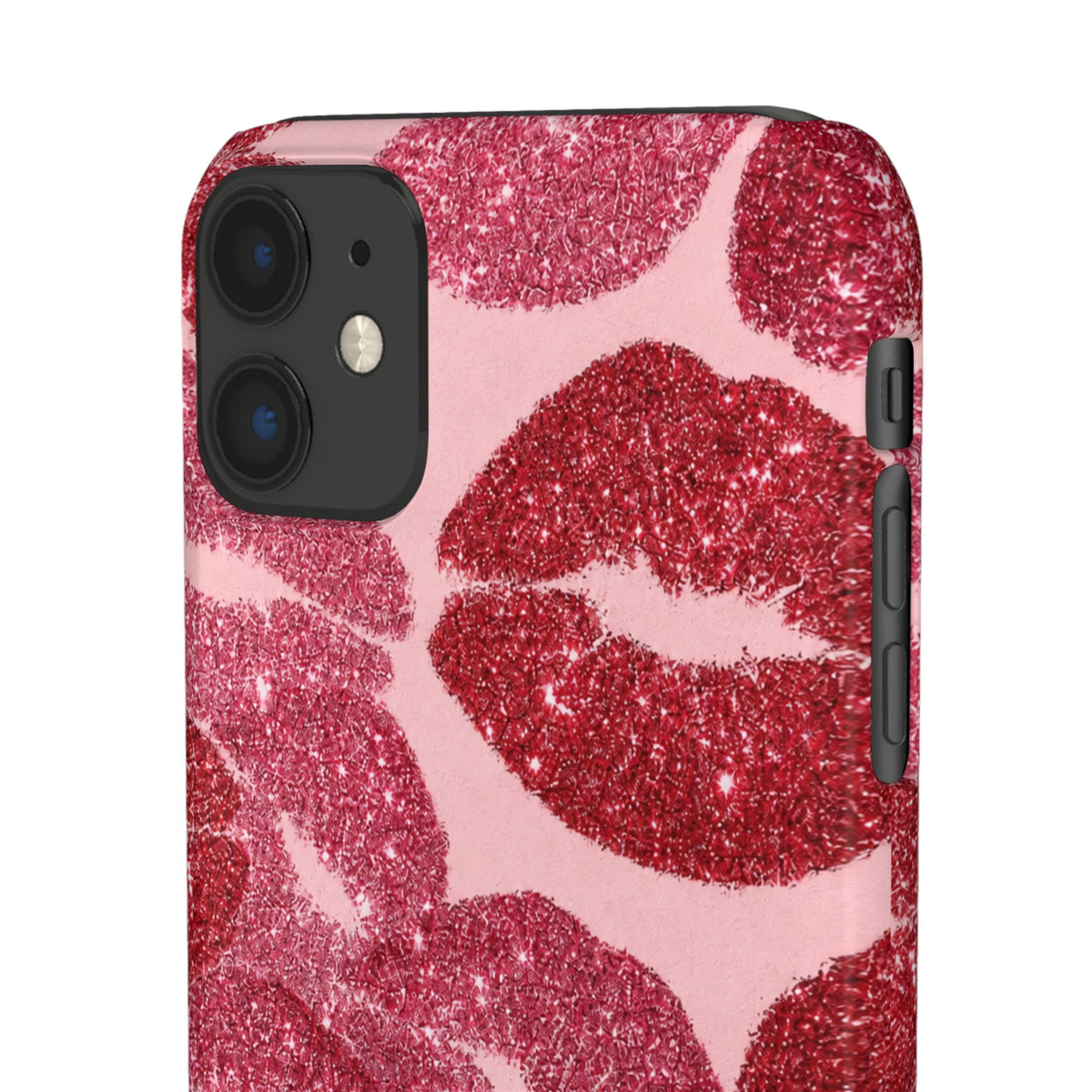 Pink Glitter Kiss Case