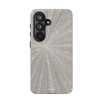 Sparkling Silver Burst Tough Case