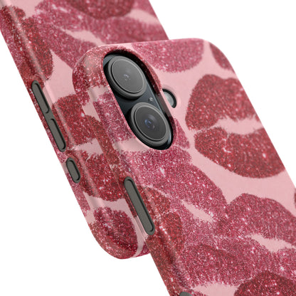 Pink Glitter Kiss Case