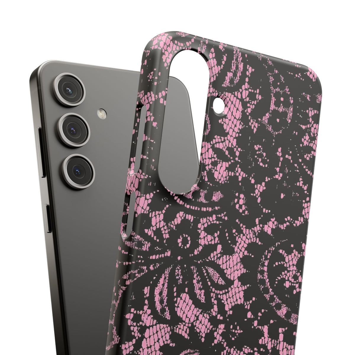 Pink Lace Pattern Case