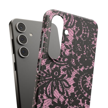 Pink Lace Pattern Case