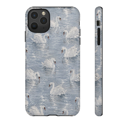Swan Pattern Tough Case