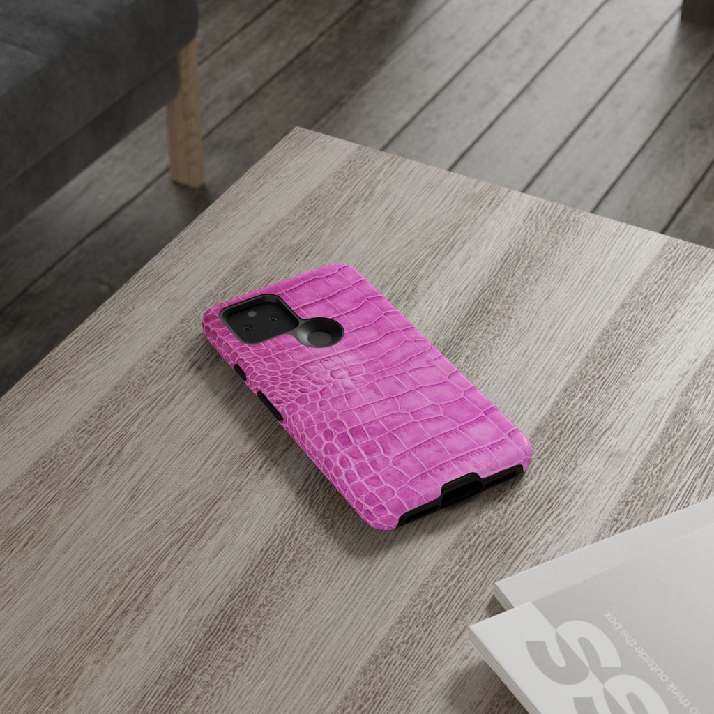 Purple Croc Phone Case