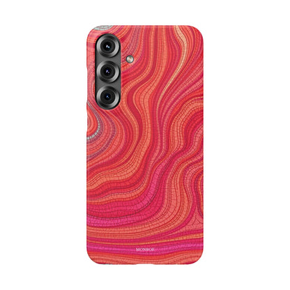 Retro Wavy Red Case