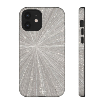 Sparkling Silver Burst Tough Case