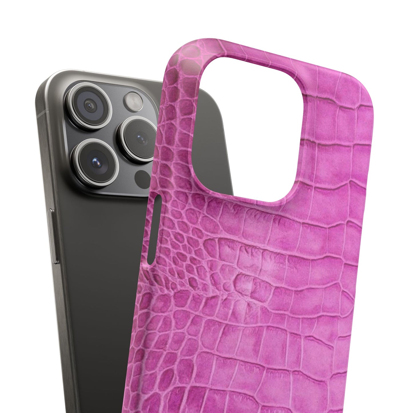 Purple Croc Case
