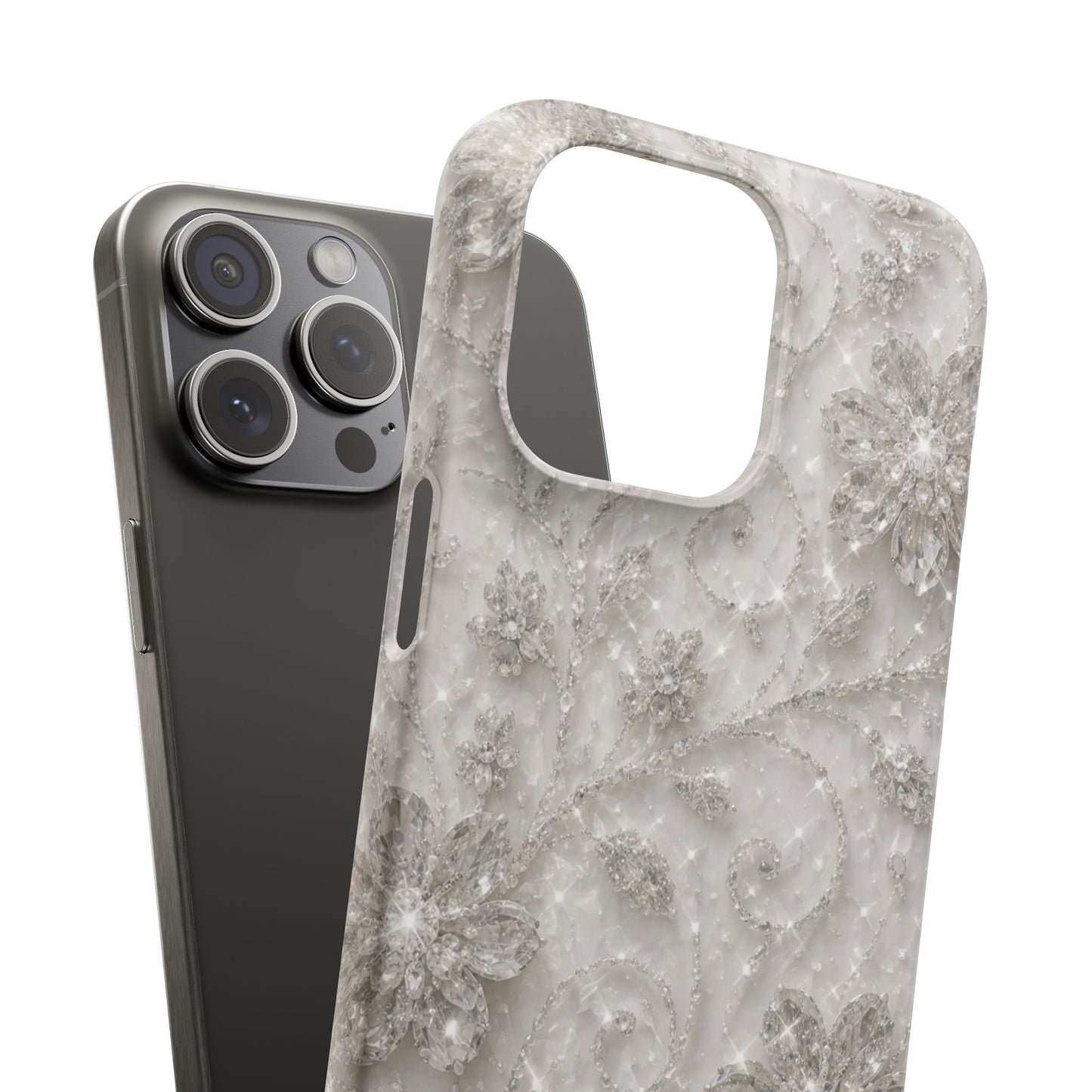Glittery Floral Case