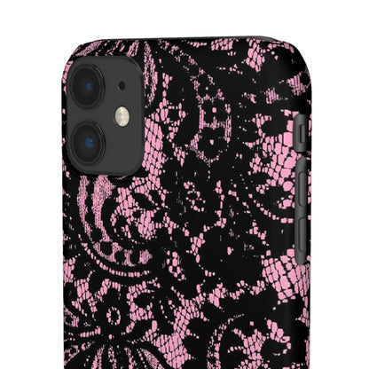 Pink Lace Pattern Case