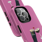 Pint & Wine Glass (Pink) Tough Case