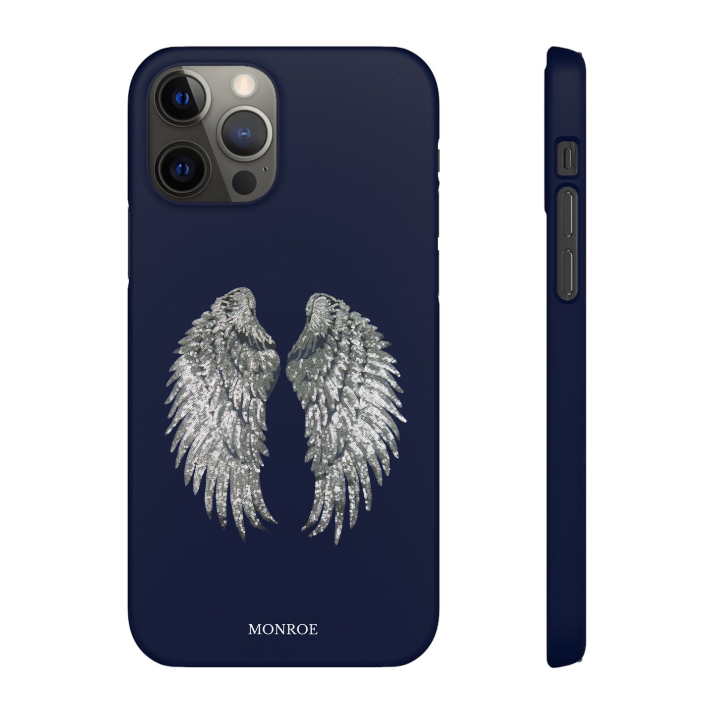 Navy Angel Wings Case