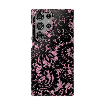 Pink Lace Pattern Case