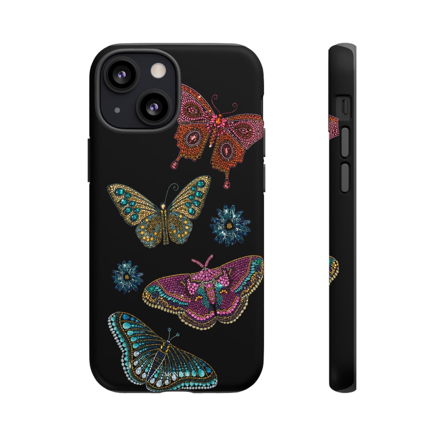 Butterfly Beaded Tough Case