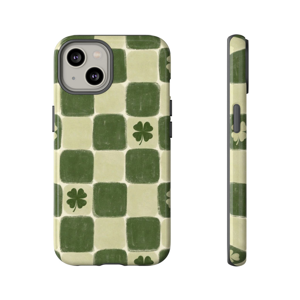 Clover Checker Tough Phone Case