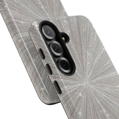 Sparkling Silver Burst Tough Case