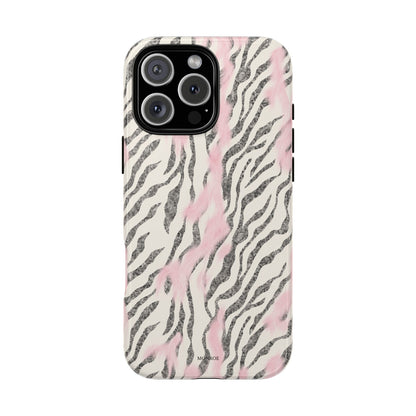Light Pink Zebra Tough Case