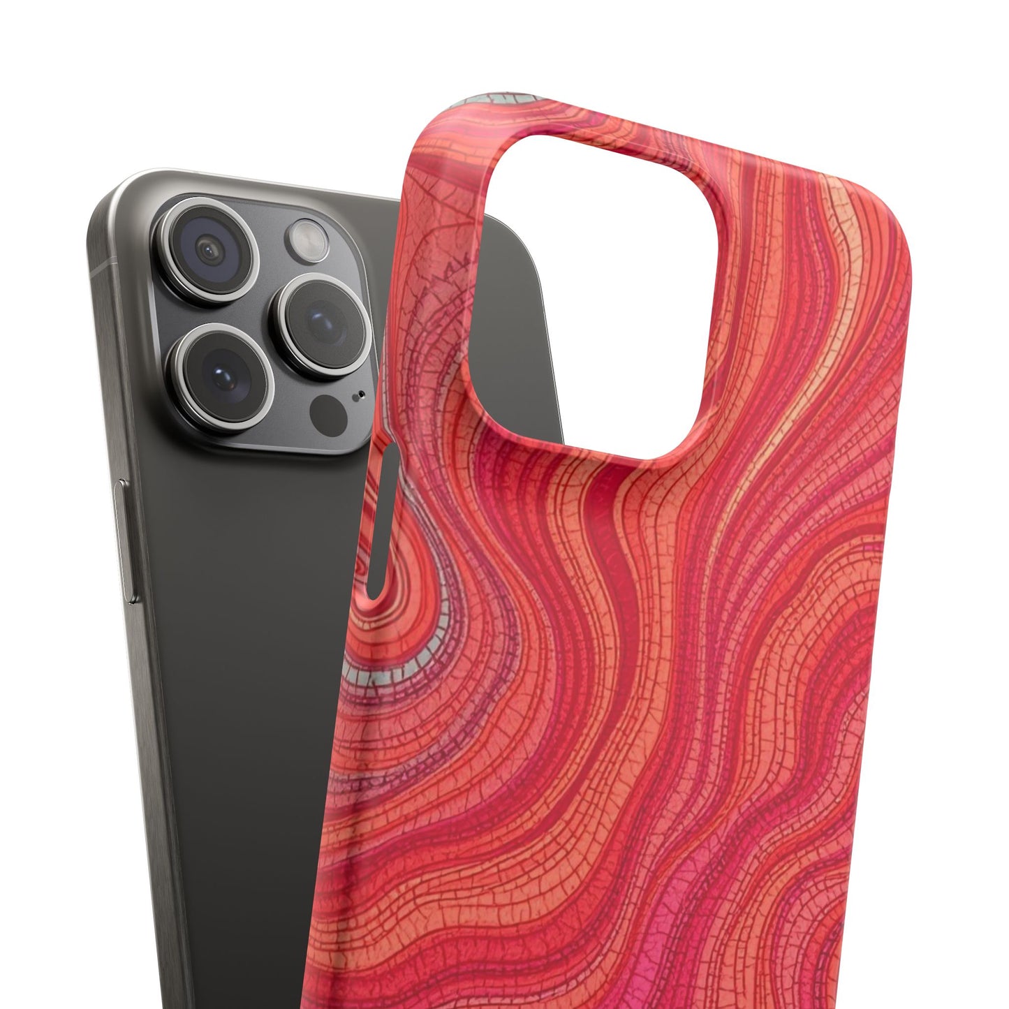 Retro Wavy Red Case