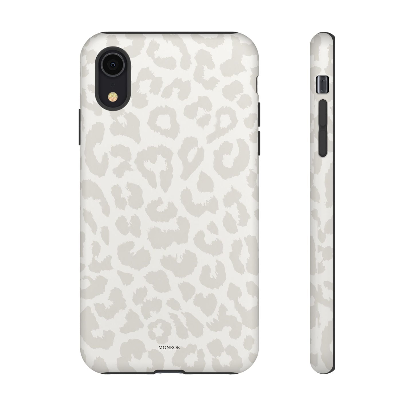 White Leopard Print Tough Case