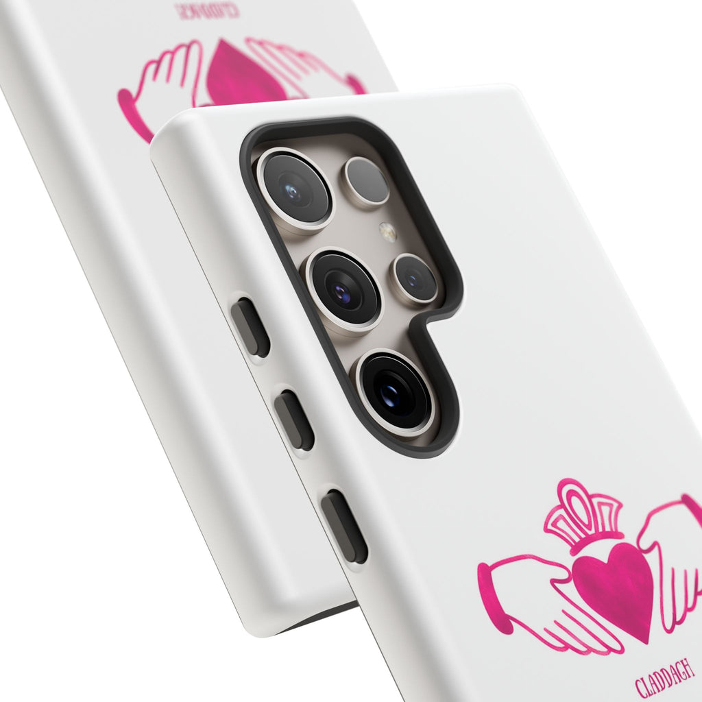 Pink Irish Claddagh Symbol Tough Phone Case