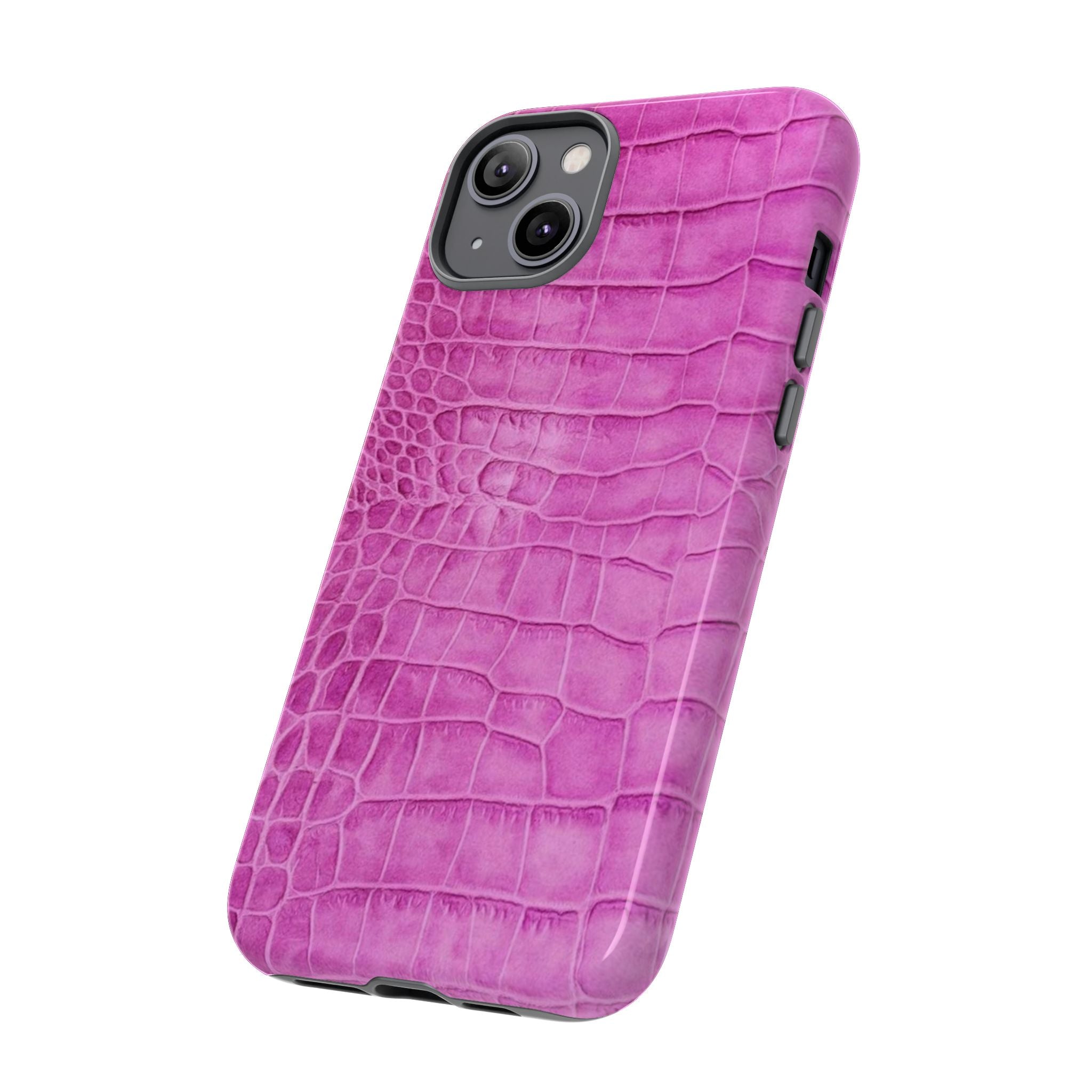 Purple Croc Phone Case