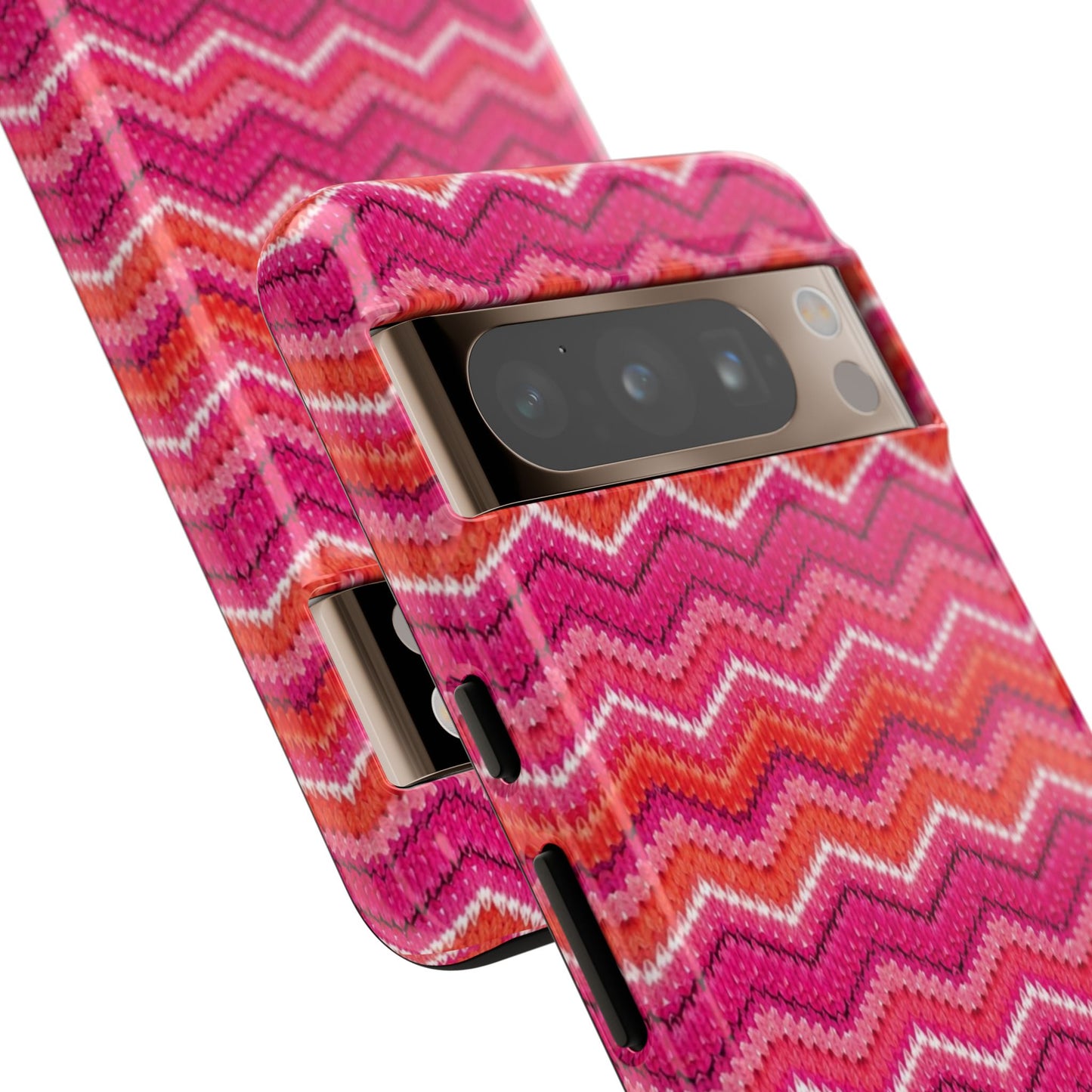 Pink Zigzag Tough Case