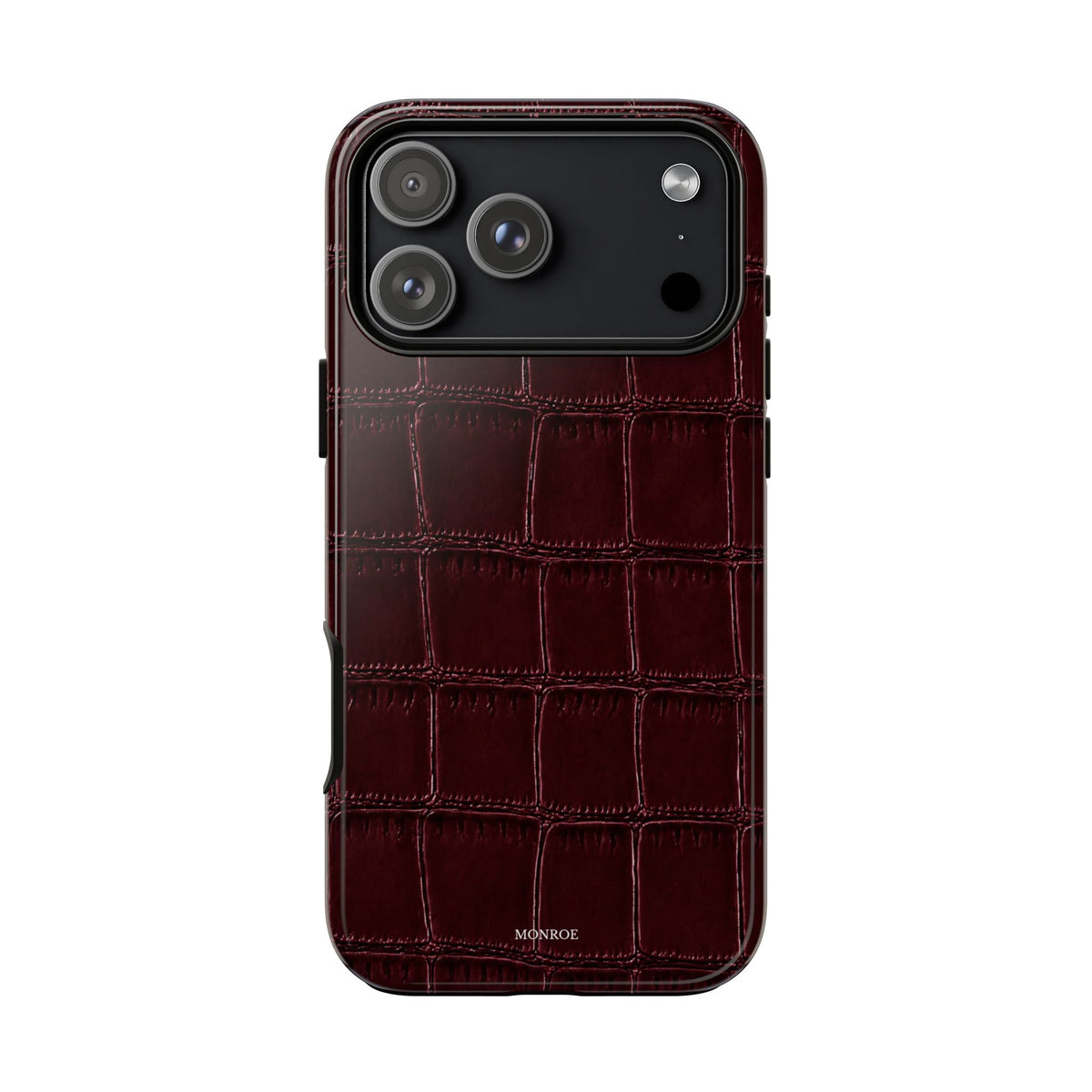 Burgundy Croc Tough Case