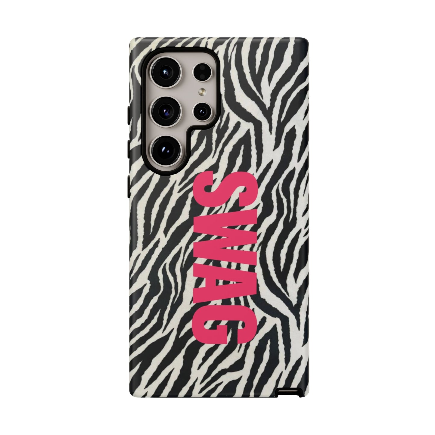Zebra Print  "SWAG" Tough Case