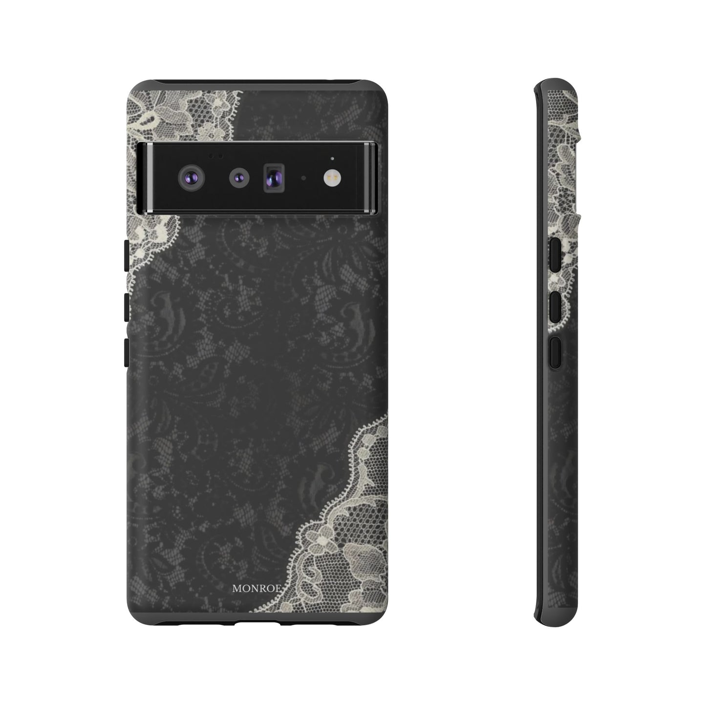 Black & White Edged Tough Case