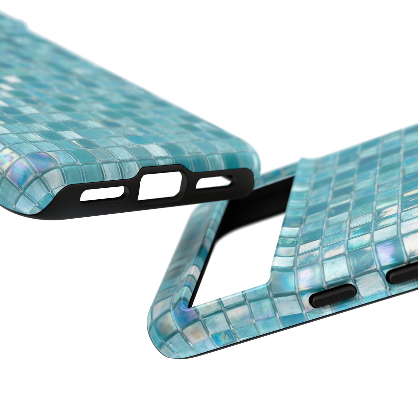 Hot Blue Mosaic Tile Tough Case