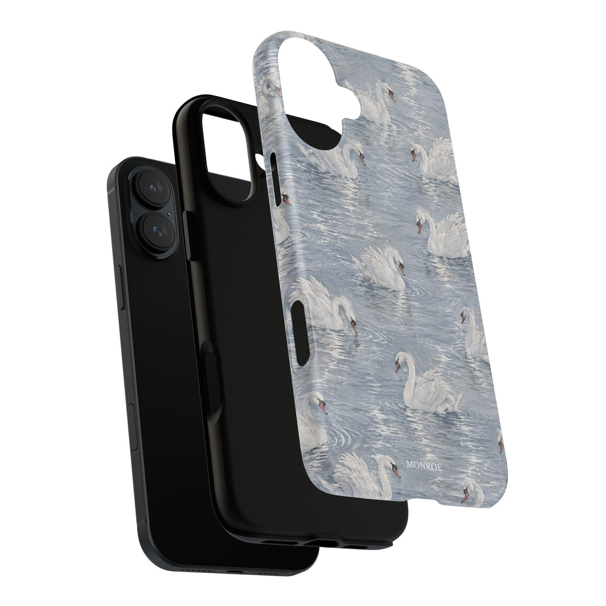 Swan Pattern Tough Case