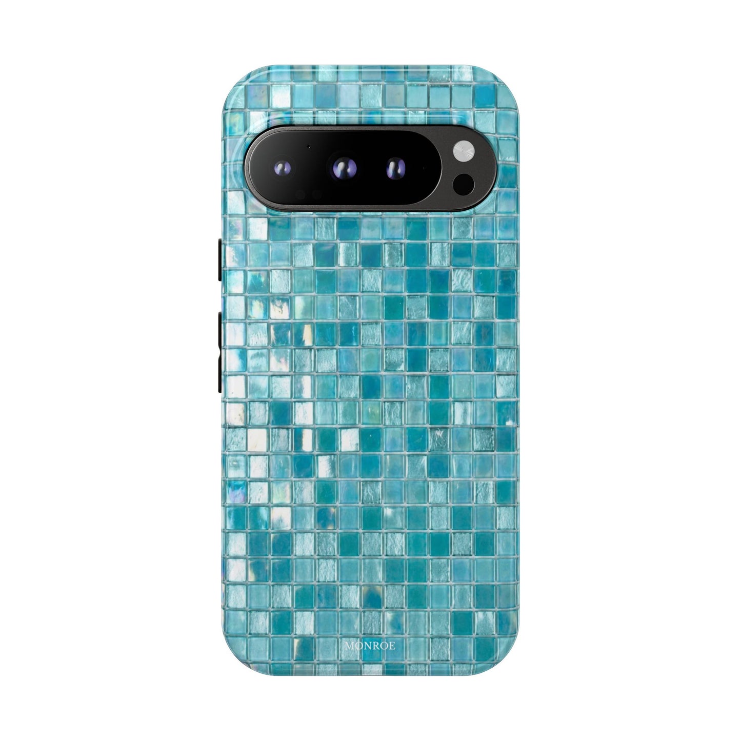 Hot Blue Mosaic Tile Tough Case