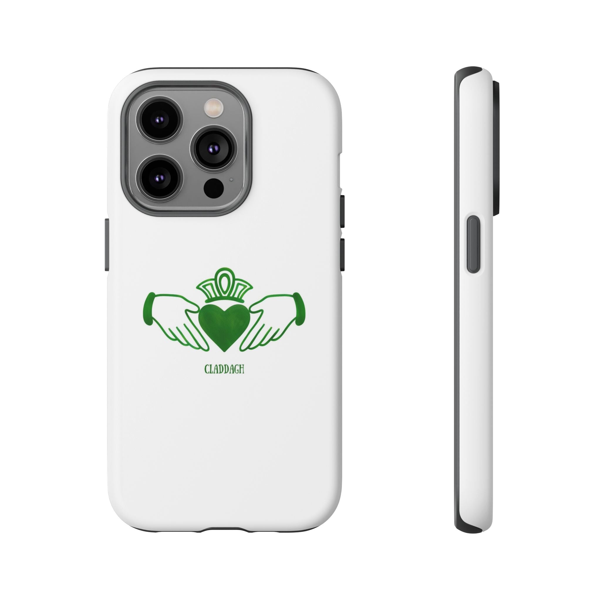 Irish Claddagh Symbol Green Tough Case