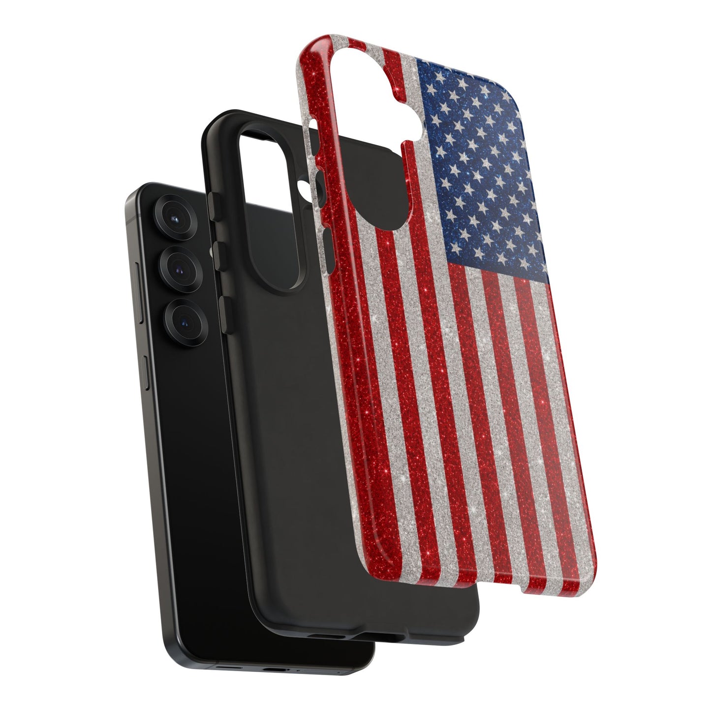 America Glitter Tough Case